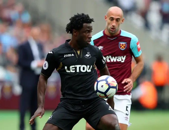 Swansea's Wilfred Bony