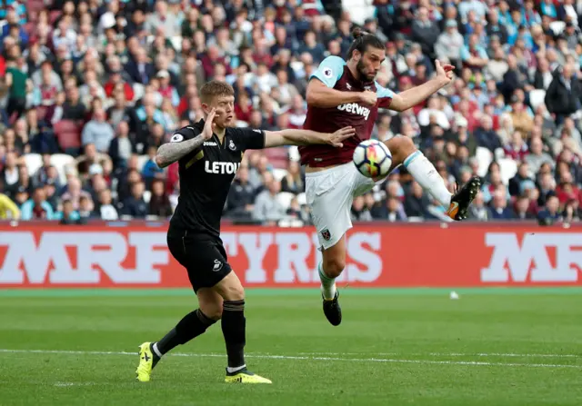 West Ham's Andy Carroll