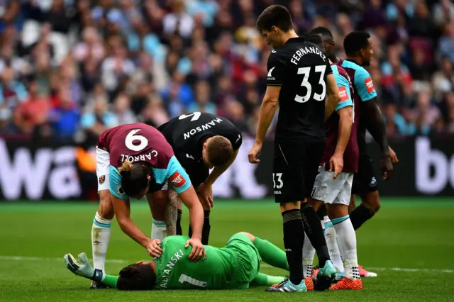 Lukas Fabianski of Swansea