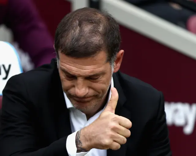 West Ham manager Slaven Bilic