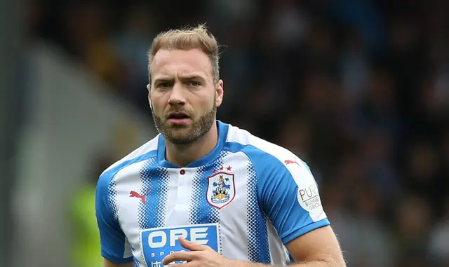 Huddersfield Town's Laurent Depoitre