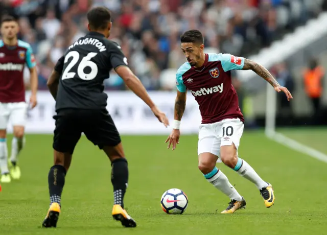 West Ham's Lanzini