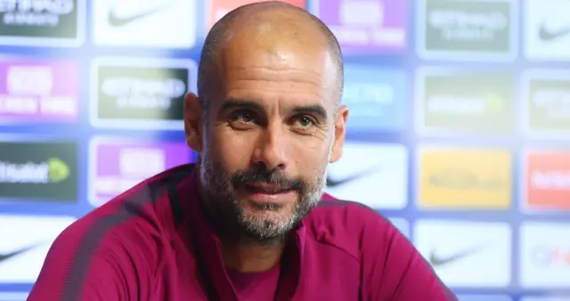 Manchester City manager Pep Guardiola