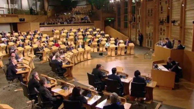 There were relatively few votes on actual legislation in the previous year at Holyrood