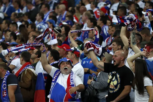 Slovakia fans