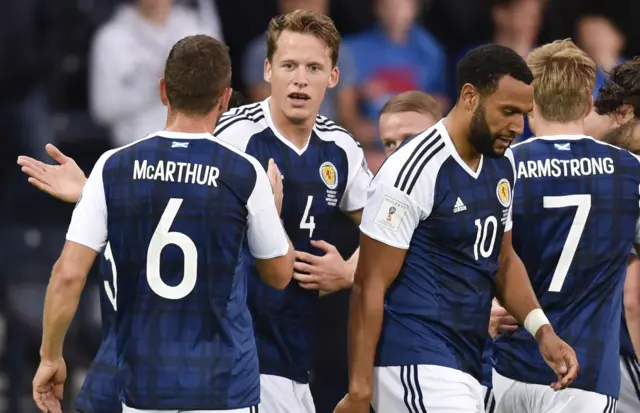 Scotland celebrate