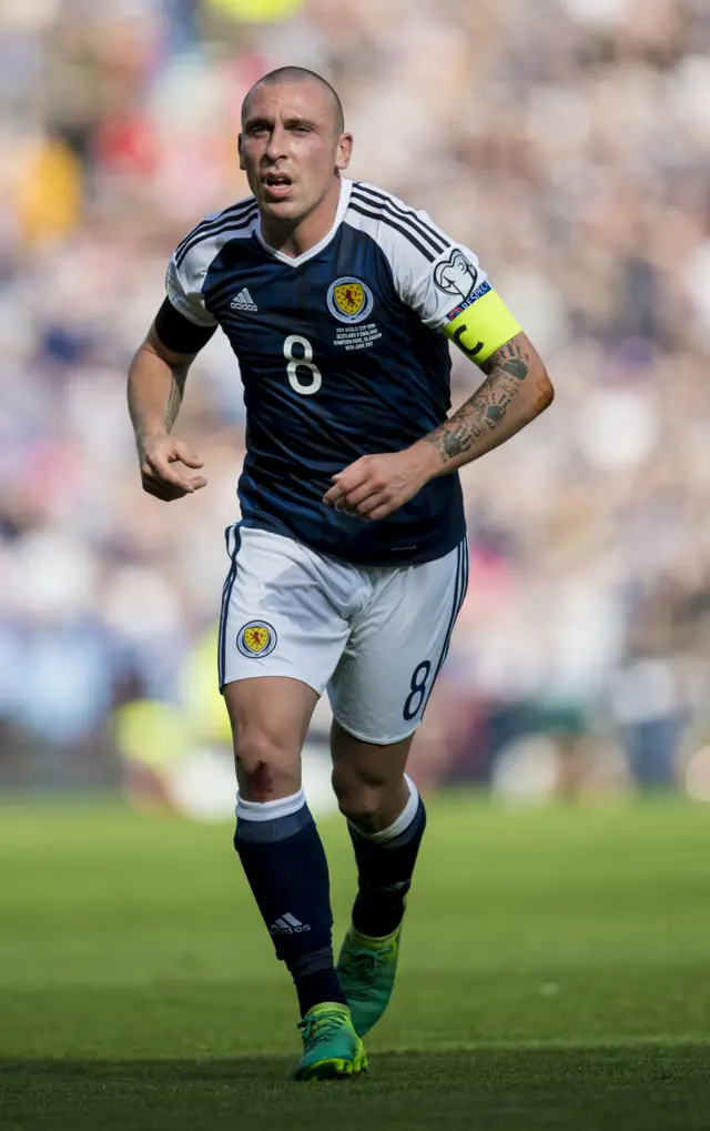 Scotland captain Scott Brown