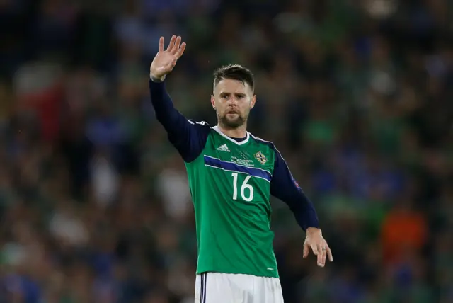 Northern Ireland's Oliver Norwood