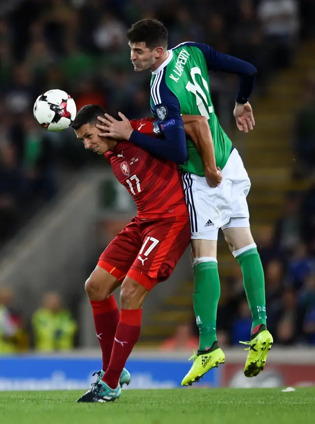 Northern Ireland's Kyle Lafferty