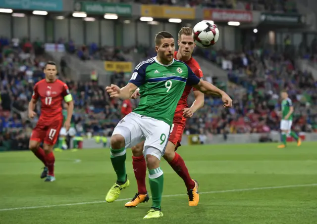 Northern Ireland's Conor Washington