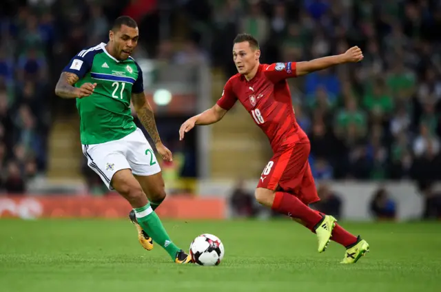 Northern Ireland's Josh Magennis