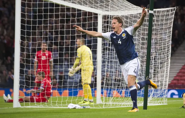 Christophe Berra celebrates