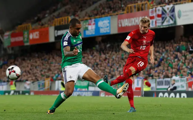 Northern Ireland's Josh Magennis