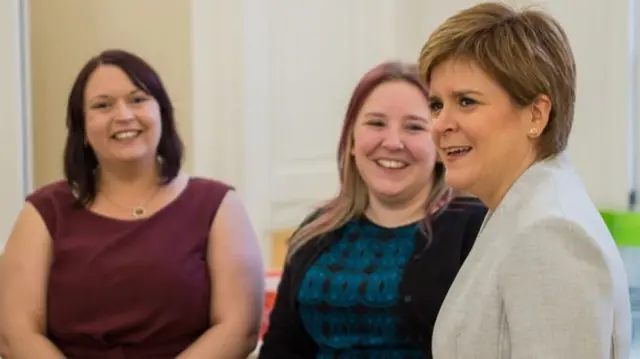 Nicola Sturgeon visited Edinburgh technology business CompanyNet today