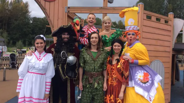 Pantomime cast