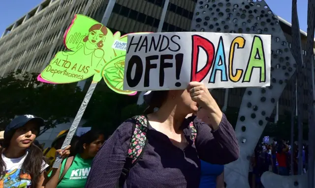 Daca supporters held rallies over the weekend in anticipation of the decision