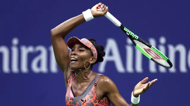 Venus Williams of the United States