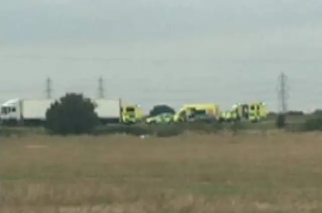 M62 Eggborough crash