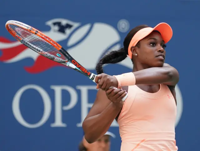 Sloane Stephens of the United States