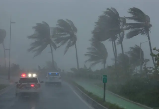 Hurricane Irma hits San Juan, Puerto Rico