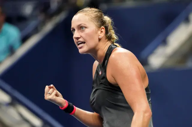 Petra Kvitova celebrates