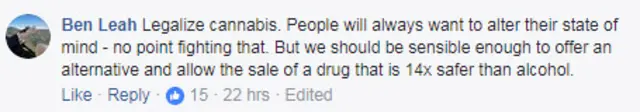 Facebook post