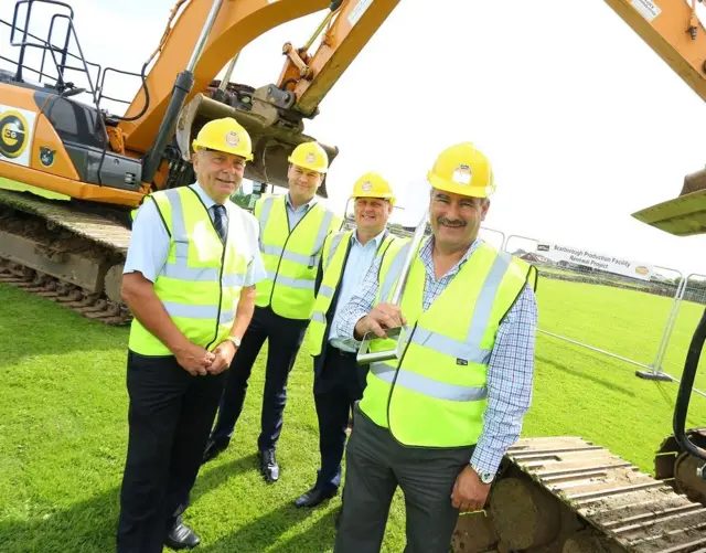 Representatives from Scarborough Borough Council and McCain Foods