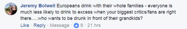 A post from Facebook