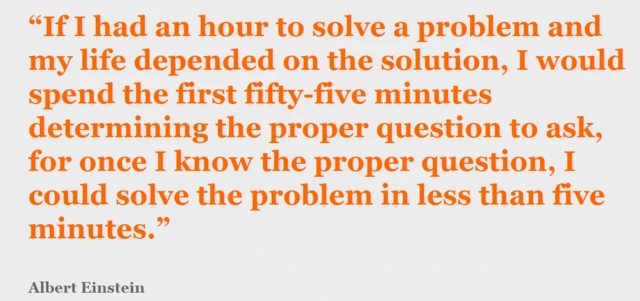 A quote from Albert Einstein