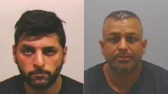 Mohammed Azram, (left) and Jahangir Zaman were convicted after the Operation Sanctuary investigation