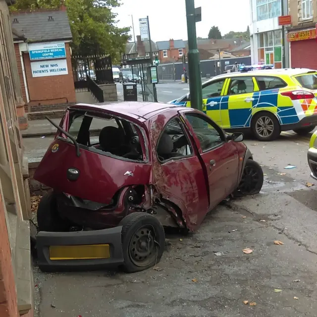 Bulwell crash