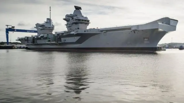 HMS Queen Elizabeth was built in blocks across six cities before being assembled in Rosyth