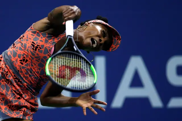 Venus Williams of the United States