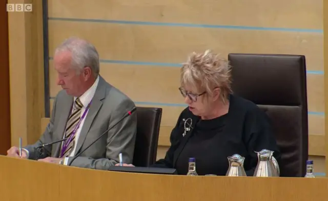 Deputy Presiding Officer Christine Grahame