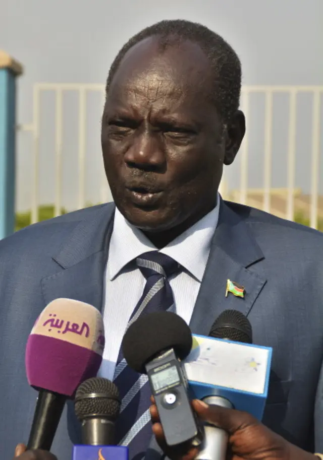 Information Minister Michael Makuei Lueth