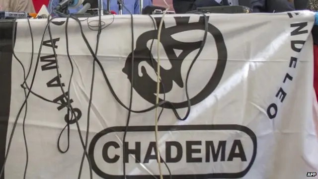 Chadema party sign