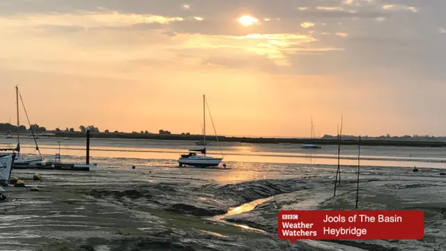 Sunrise over estuary