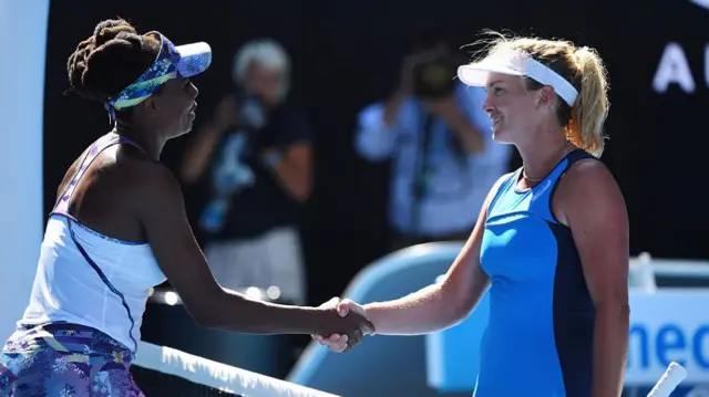 Venus Williams and Coco Vandeweghe