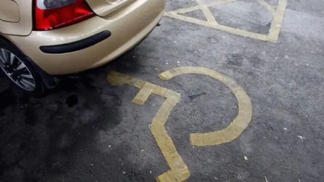 Disabled parking