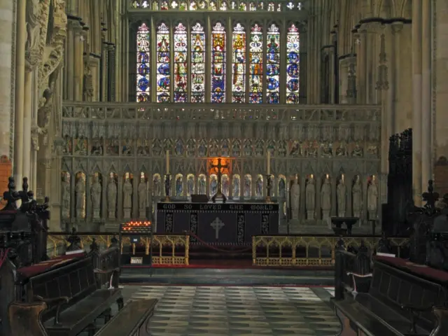 Interior of Beverley Minster