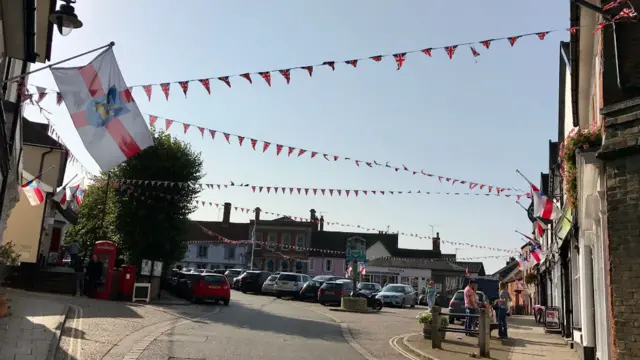 Bunting in Framlingham