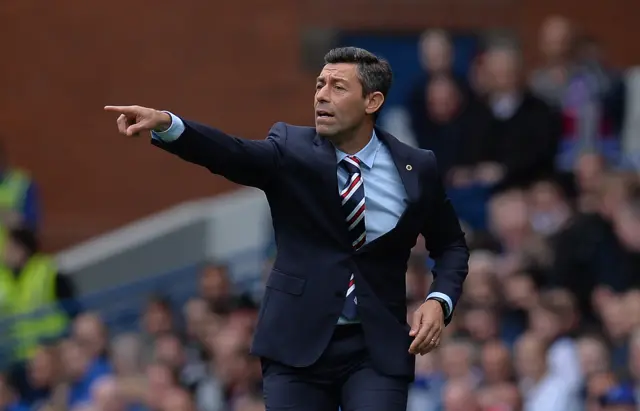 Rangers manager Pedro Caixinha