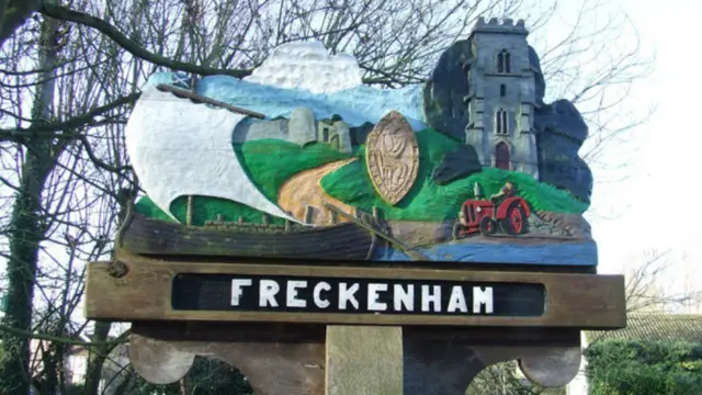 Freckenham village sign