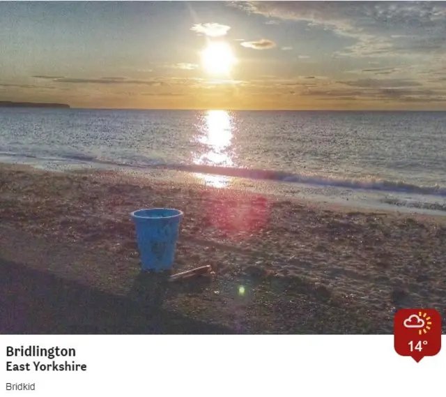 Bridlington at sunrise