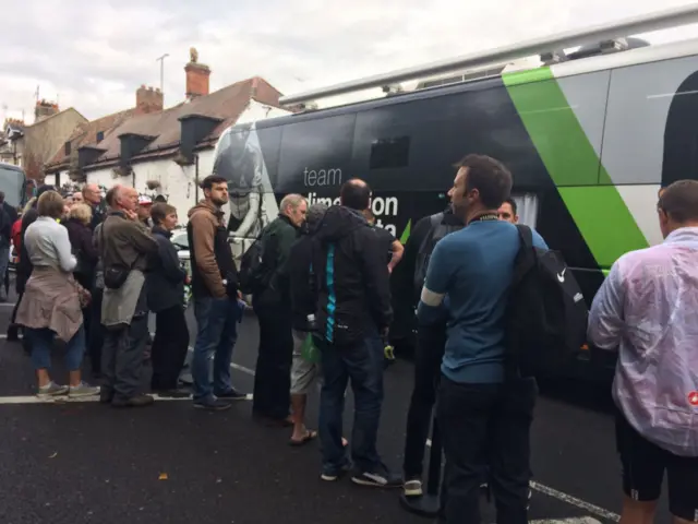 Dimension Data team bus