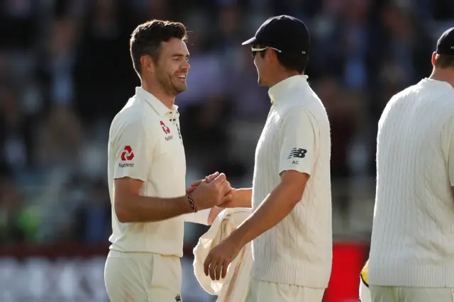 James Anderson and Alastair Cook