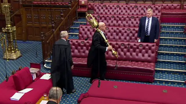 Lords adjourn