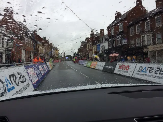 Rainy windscreen