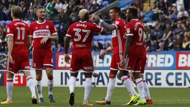 Bolton v Middlesbrough