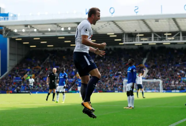 Harry Kane celebrates